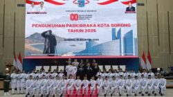 Wali Kota Septinus Resmi Kukuhkan Paskibra Kota Sorong 2025 10 Pemkot Sorong Paskibra Tahun 2025