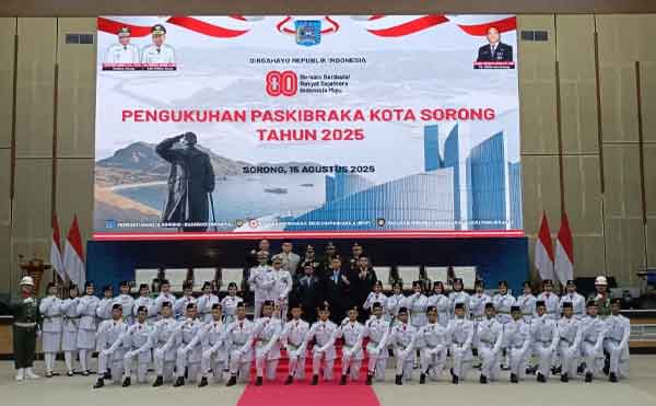 Pemkot Sorong Paskibra Tahun 2025