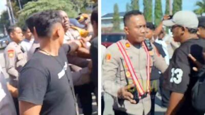 Polisi Aniaya Pendemo di Bandara Sentani JPR