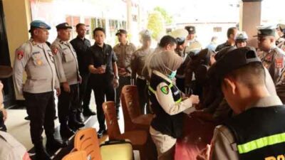 Polresta Ambon Periksa Anggota Rutin