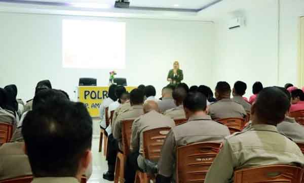 Polresta Ambon Sosialisasi Kes 3 Kanker