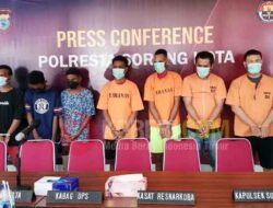 Polresta Sorong Kota Rilis 7 Tersangka Tindak Kriminal, Ini Rincian Kasusnya