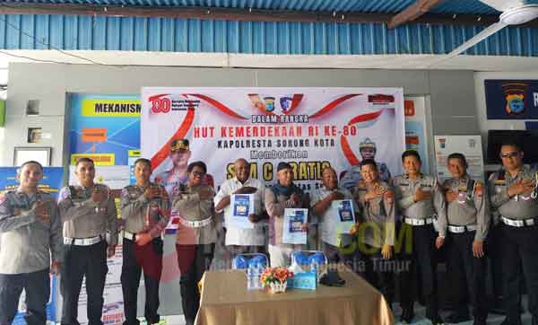 Polresta Sorong Kota Pembuatan SIM Gratis