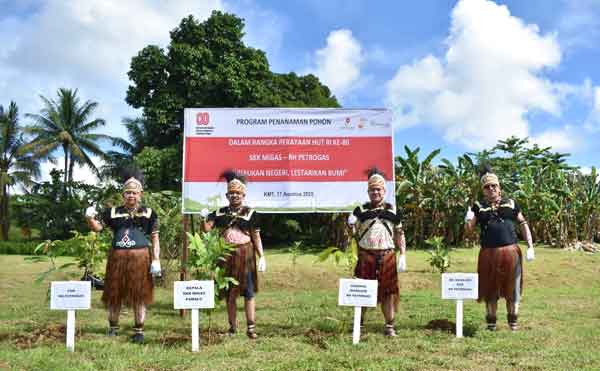SKK Migas Pamalu-RH Petrogas Peringati HUT ke 80 RI di Kasim Marine Facility 2 SKK Miga Pamalu Petrogras HUT RI 80 2