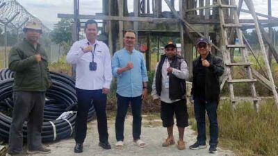Tim Panja DPRP PB Tinjau Sumur Bor di Fakfak