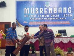 Musrenbang RPJMD Mamberamo Raya 2025-2029 Resmi Digelar, Wabup Tekankan Ini