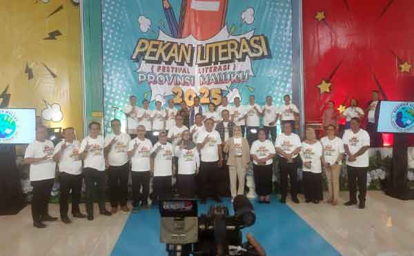 Wagub Vanath Pekan Literasi Maluku 2025