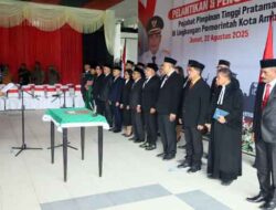 Usai Lantik 15 Pejabat PTP Pemkot Ambon, Wali Kota Lanjut Seleksi 7 Posisi Lainnya