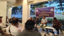 Silaturahmi Perdana, Wali Kota SL Akui Dapat Dukungan Jurnalis Kota Sorong 11 Walkot SL AK Silaturahmi dengan Jurnalis