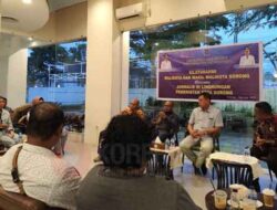 Silaturahmi Perdana, Wali Kota SL Akui Dapat Dukungan Jurnalis Kota Sorong