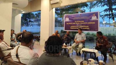 Walkot SL AK Silaturahmi dengan Jurnalis