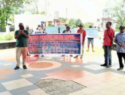 Forum Gerakan Peduli Papua Demo Terbitnya SK Ketua DPR Kota Sorong, Ini Alasannya