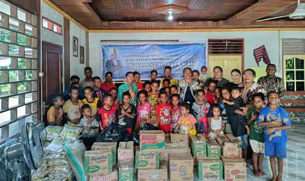 Reses II DPRP PBD 2025: Barnike Kalami Kunjungi dan Bantu Panti Sinar Kasih Kabsor 2 Bernike Kalami Kunjugi Panti As Sinar Kasih Kabsor