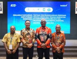 Bupati Mimika Wakili Papua Tengah, Dorong Transformasi Digital Perizinan Tenaga Medis