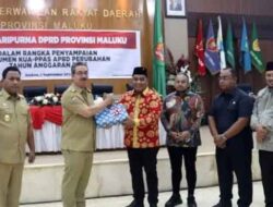 Dokumen KUA PPAS APBD-P 2025 Resmi Diserahkan ke DPRD Maluku, Ini Rinciannya