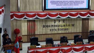DPRK Sorong Setujuan KUA PPAS Perubahan 2025
