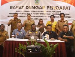 Komisi-komisi DPRP PB Gelar RDP dengan OPD Mitra