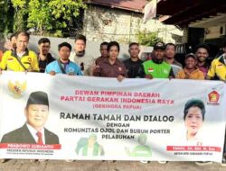 Gerindra Papua Gelar Pertemuan dengan Pengemudi Ojol, Bahas Sejumlah Persoalan