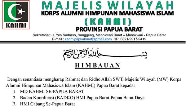 HIMBAUAN AKSI MW KAHMI PB