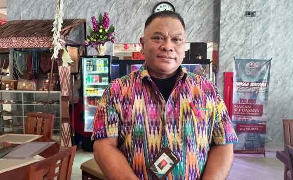 Johny Sumbung (Ketua Satuan Gugus Khusus Bencana) /foto : Suzan