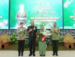 Pangdam XVII/Cenderawasih Hadiri Pengukuhan Ibu Raksakarini Sri Sena