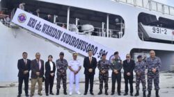 Satgas Port Visit TNI AL Tiba di PNG, Laksanakan Courtesy Call ke KBRI di Port Moresby