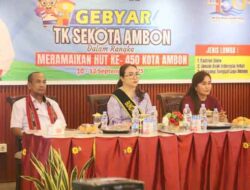 Disdik Gelar Gebyar TK Ramaikan HUT ke 450 Tahun Kota Ambon