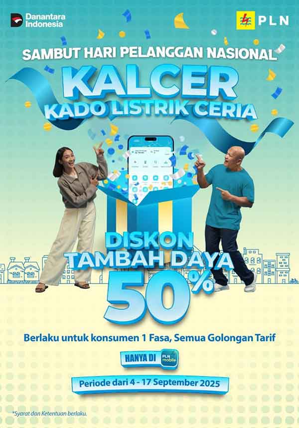 Peringati HPN 2025: PLN Beri Kado Spesial Diskon Tambah Daya, 2 Hari Lagi Berakhir! 2 PLN Program Kalcer2