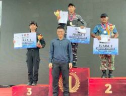 Personel Guskamla Koarmada III Ukir Prestasi, Jadi Juara I Lomba Menembak di Timika