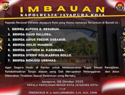 Mangkir dari Tugas, Kapolresta Imbau 7 Personelnya Segera Masuk Kantor: Siapa Saja?