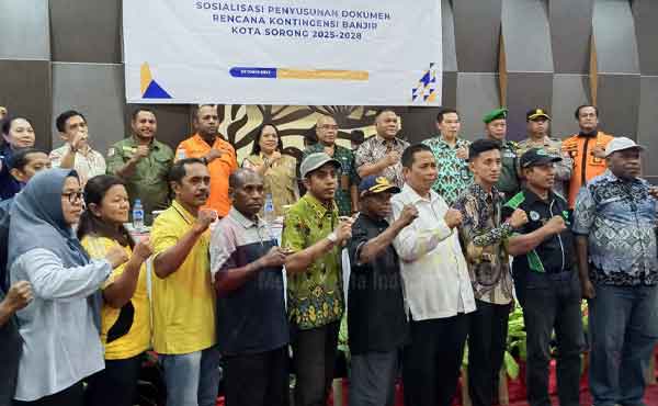 BPBD Kota Sorong-Yayasan Inanta Makassar Gelar Sosialisasi Renkon Banjir 2025-2028 3 BPBD Kota Sorong sos Renkon Banjir 2025 2028 3