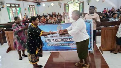 Reses II 2025: Barnike Kalami Kunjungi Jemaat Karmel Maibo-Serahkan Bantuan Dana