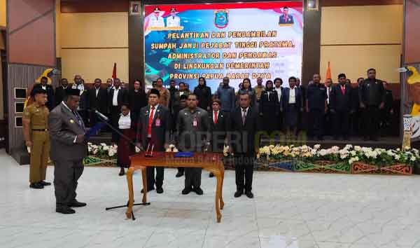 Gub PBD Lantik 50 Pjbt Pemprov PBD