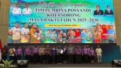 Libatkan 6 OPD, TP Posyandu Kota Sorong Resmi Dikukuhkan