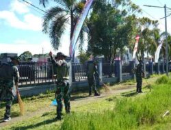 Koarmada III Gelar Karya Bhakti Sambut HUT ke-80 TNI di Alun-Alun Aimas