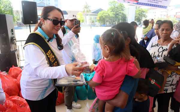 Komitmen Tekan Stunting, Ketua PKK Kota Ambon: Masa Depan Anak di Tangan Ortu 2 LIsa Wattimena Program GENTING2