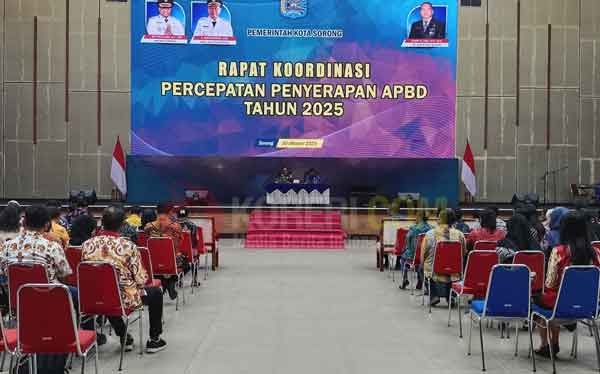 Pemkot Sorong Serapan Anggaran 2025