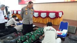 Peringati HUT ke 74 Humas Polri, Polda Papua Gelar Aksi Donor Darah