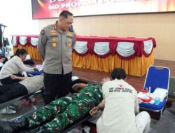 Peringati HUT ke 74 Humas Polri, Polda Papua Gelar Aksi Donor Darah