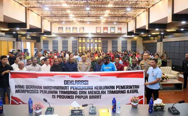 Langkah Tegas Polda Papua Barat Tertibkan PETI di Distrik Wasirawi 2 Polda Papua Tambang PETI