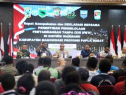 Langkah Tegas Polda Papua Barat Tertibkan PETI di Distrik Wasirawi