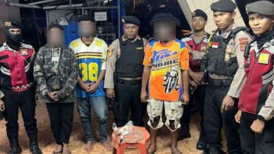 Polisi Amankan 3 Pelaku kejahatan di Kota JPR