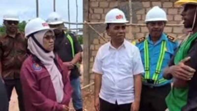 Dari Aspirasi ke Aksi Nyata: Saadiah Uluputty Tinjau Proyek Kampung Nelayan Merah Putih di Tual