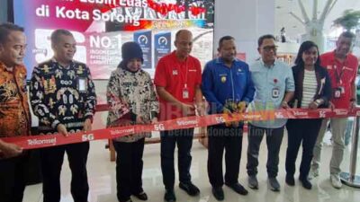 Telkomsel Jaringan 5G di Bendara DEO Sorong