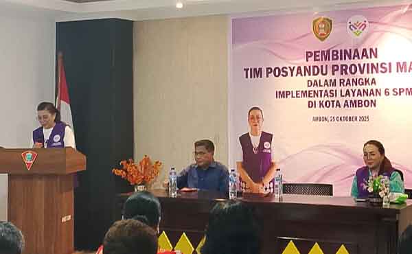 Tim Posyandu Maluku Lakukan Pembinaan di Desa Poka, Dorong Implementasi 6 SPM 1 Timm Posyandu Maluku Pembinaan di desa Poka