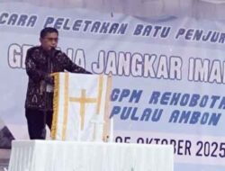 Harapan Wali Kota Ambon di Momen Peletakan Batu Penjuru Gereja Jangkar Iman