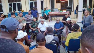 Kunjungi Kampung-kampung Pesisir Barat, Begini Kesan Dandim 1710 Mimika