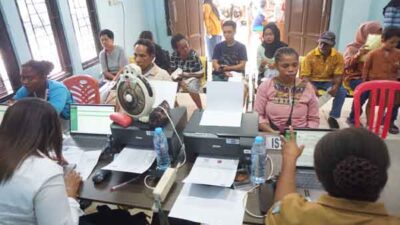 Disdukcapil Kota Sorong Pendataan OAP