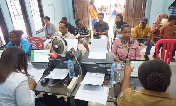 Disdukcapil Kota Sorong Pendataan OAP
