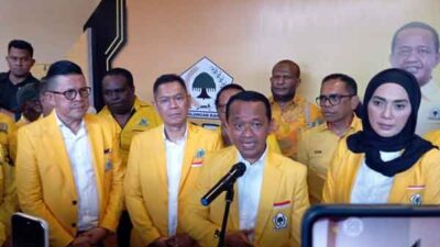 Bahlil Angkat Bicara Soal Tambang Freeport dan Blok Wabu di Musda Golkar Papua Tengah